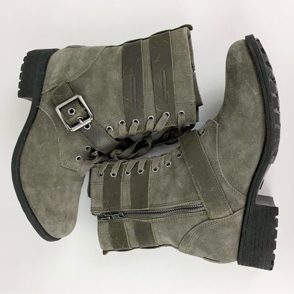 UGG Zia Lace Up Side Zip Waterproof Winter Snow Motto Boots 7 - Picture 15 of 15